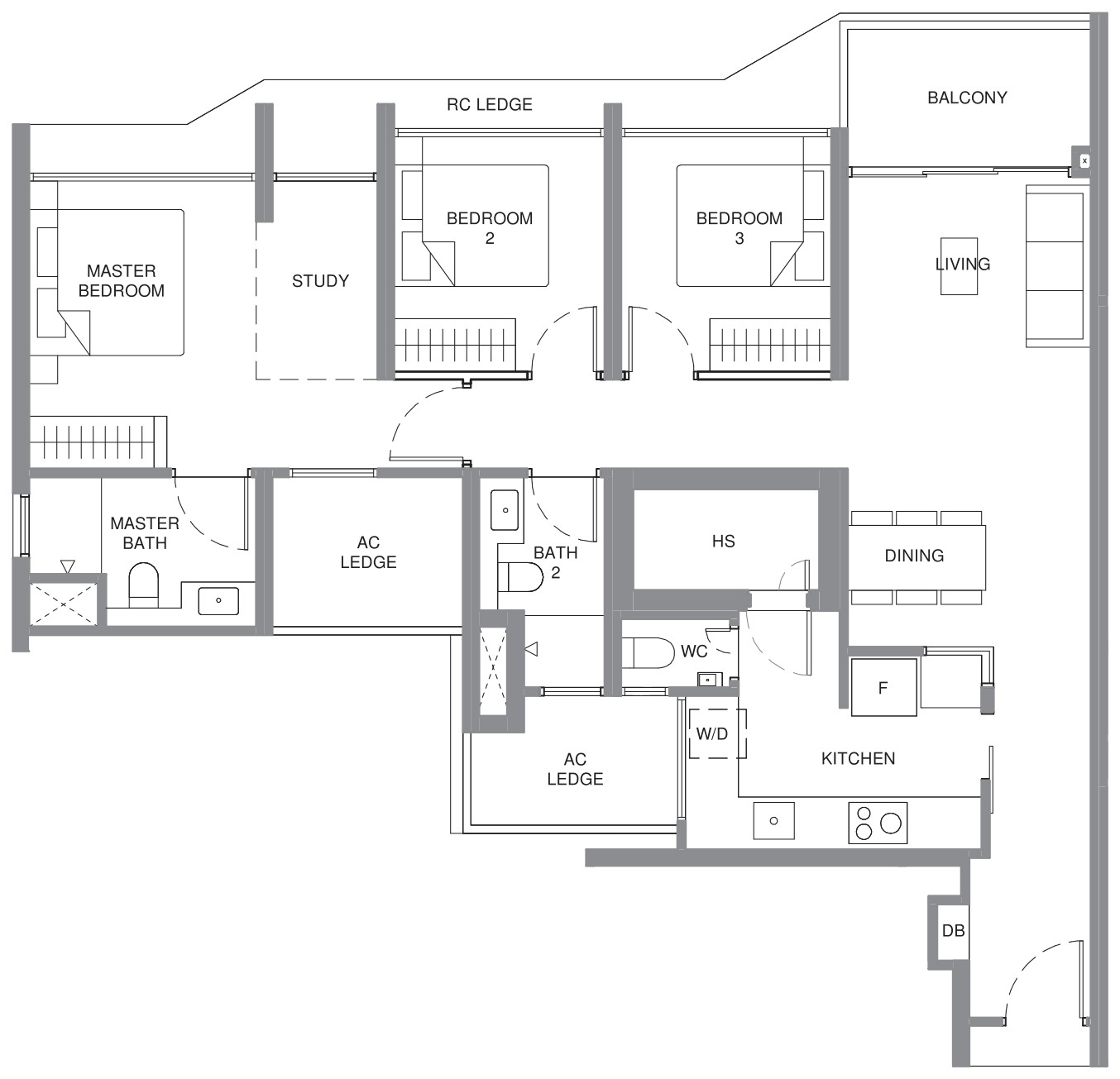 Pinery Residences TYPE C7 floor plan